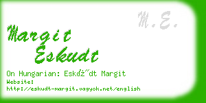 margit eskudt business card